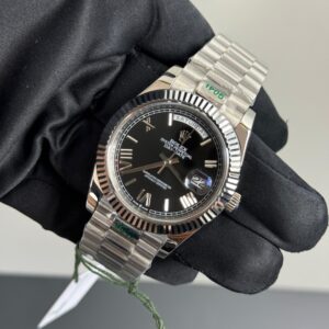 ROLEX Day-Date silver