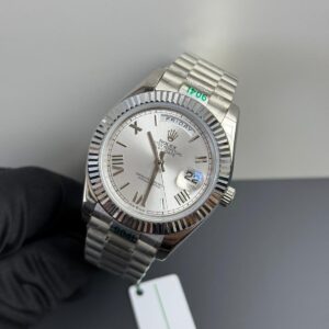 ROLEX Day-Date silver