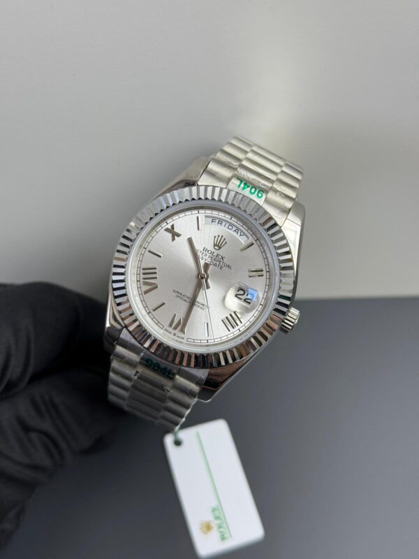 ROLEX Day-Date silver