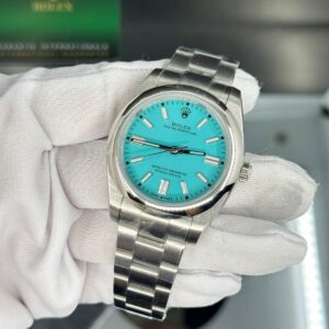 ROLEX oyster turkuaz