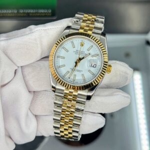 ROLEX Detajust Gold silver