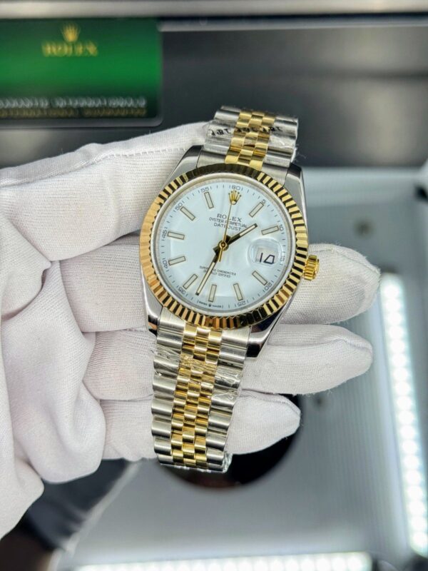 ROLEX Detajust Gold silver