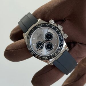 ROLEX Daytona silver silikon