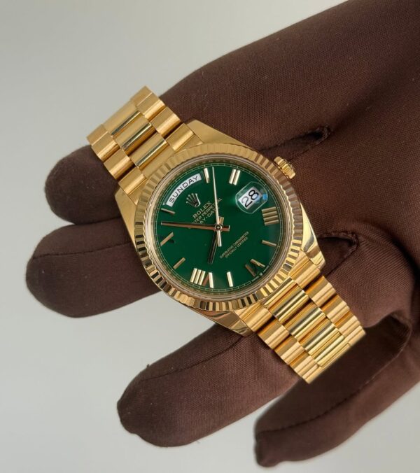 ROLEX Day-Date Gold yeşil
