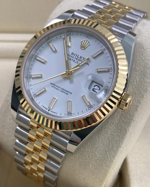 ROLEX Detajust Gold silver - Görsel 2